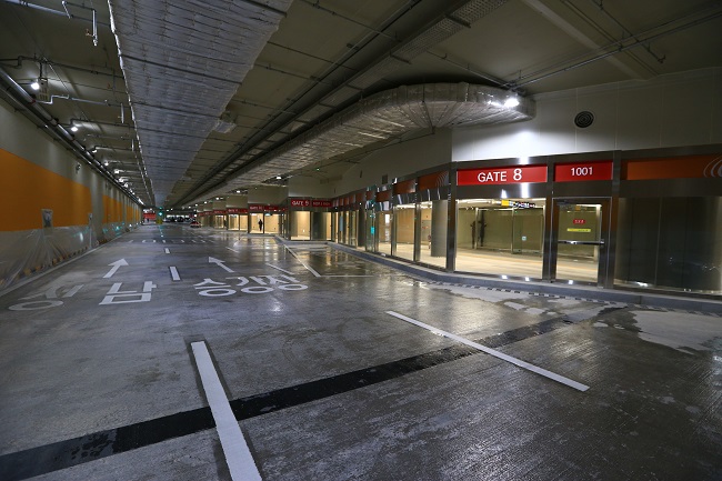 잠실광역환승센터 내부 버스 주행로<서울시 제공>