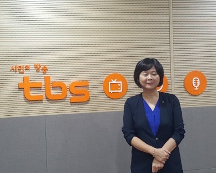 정의당 이정미 대표, tbs 출연<사진=tbs 공혜림 기자>