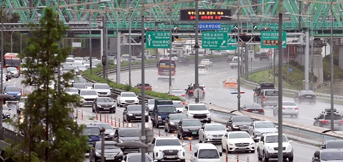 서울 도로 곳곳 통제