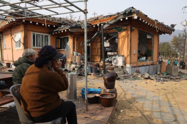경기도 포천시 공군 전투기 오폭 사고 현장 <사진=연합뉴스>