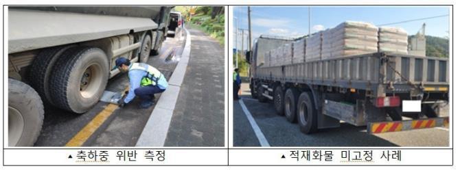 과적·적재위반 차량 단속 <사진=서울시>