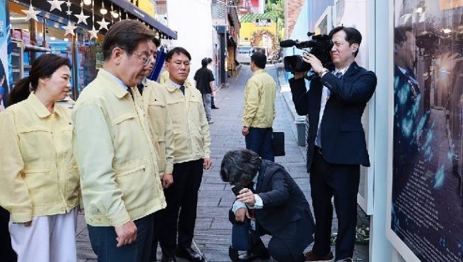 이재명 대통령, 이태원참사 현장 방문<사진=연합뉴스>