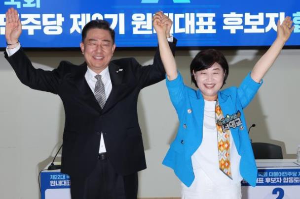민주당 원내대표 후보 김병기·서영교 <사진=연합뉴스>