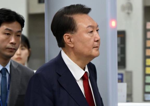 9일 영장실질심사 마친 윤석열 전 대통령 <사진=연합뉴스>