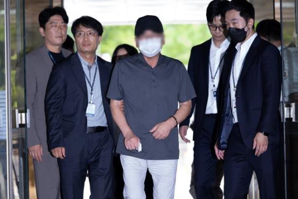 영장심사 출석하는 시청역 역주행 운전자 <사진=연합뉴스>