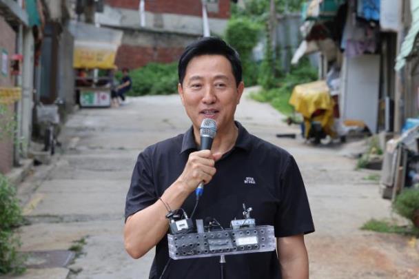 지난달 19일 모아타운 현장점검 나선 오세훈 시장 <사진=연합뉴스>
