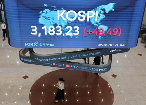 서울 여의도 한국거래소내 전광판 <사진=연합뉴스>