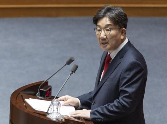체포동의안에 대한 신상 발언하는 권성동 <사진=연합뉴스>