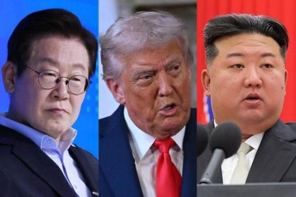 이재명 대통령, 도널드 트럼프 미국 대통령, 김정은 북한 국무위원장 <사진=연합뉴스>