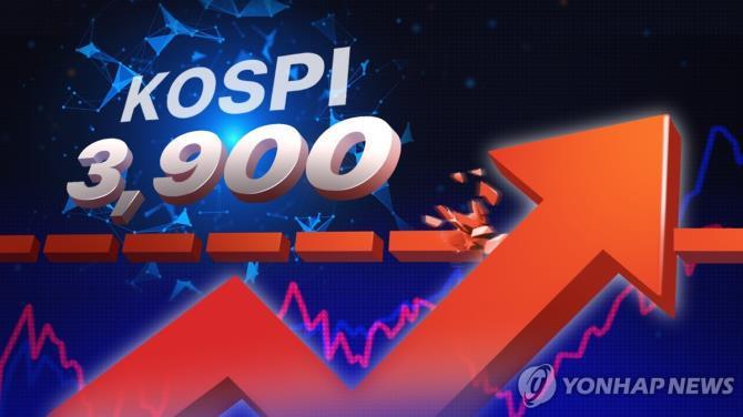 코스피 3,900 돌파 <사진=연합뉴스>