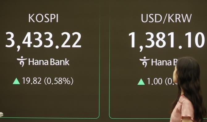 오늘 아침 증시 <사진=연합뉴스>