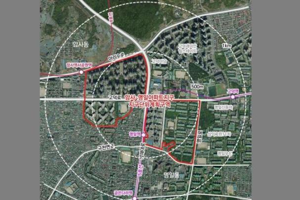 암사명일지구단위계획 <사진=서울시>