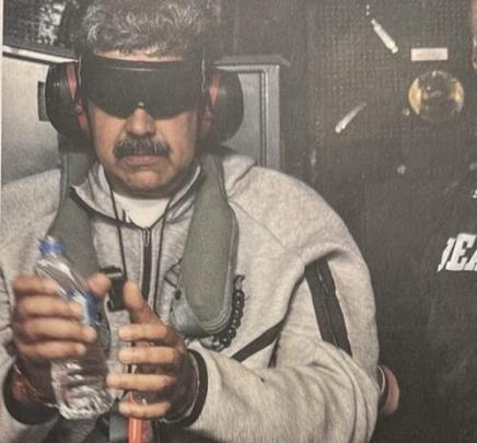 트럼프 미 대통령이 공개한 마두로 베네수엘라 대통령 <사진=트럼프 트루스소셜 계정/연합뉴스>