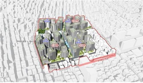 강서구 화곡1동 354번지 일대 모아타운 예상 조감도 <사진=서울시>