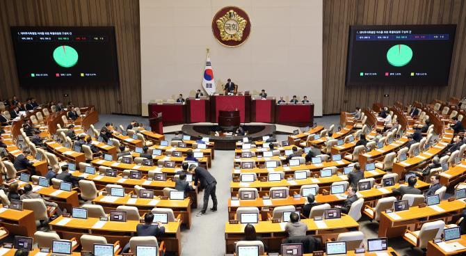 대미투자특별법 특위 구성안 관련 국회 본회의 <사진=연합뉴스>