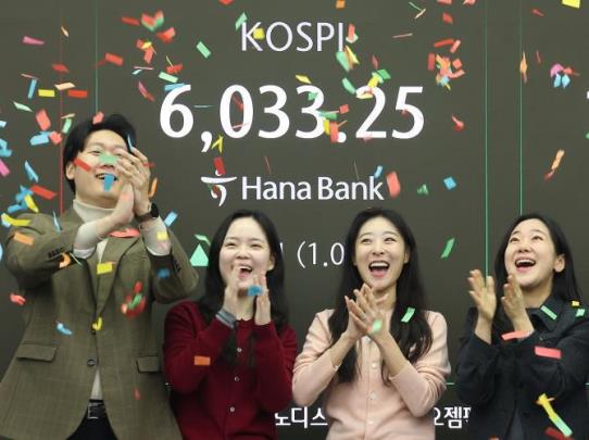 장중 6000선을 넘어선 코스피 <사진=연합뉴스>