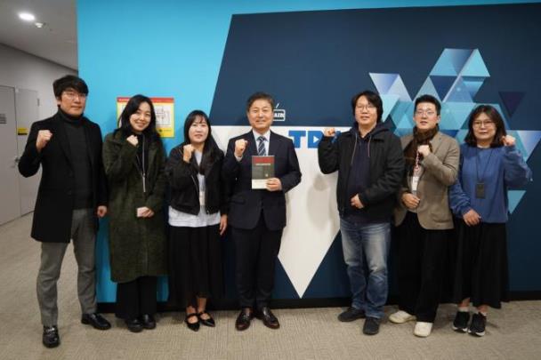 TBS를 찾은 더불어민주당 김영배 의원 <사진=TBS>