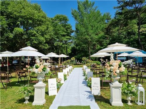 무등산국립공원 생태탐방원에 꾸며진 예식장 <사진=국립공원공단>