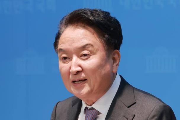 컷오프·구속영장 관련 기자회견하는 김영환 충북지사 <사진=연합뉴스>