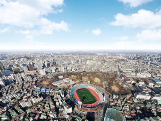 효창공원과 서울시내 <사진=서울시>