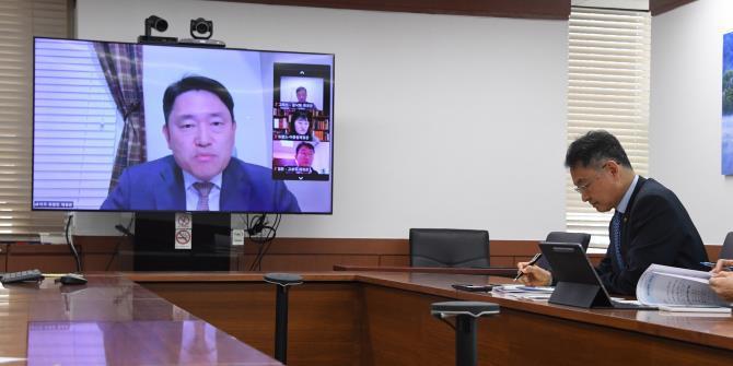 허장 차관, 주요국 중동 상황 대응 등 관련 재경관 회의 주재 <사진=재정경제부 제공>