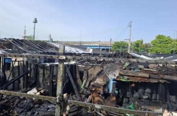 서울 송파구 장지동 화재현장 <사진=연합뉴스>