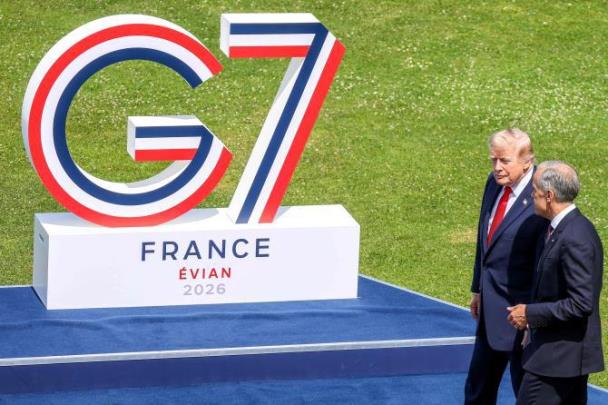 주요 7개국, G7 정상회의 참석한 트럼프 대통령 <사진=연합뉴스>