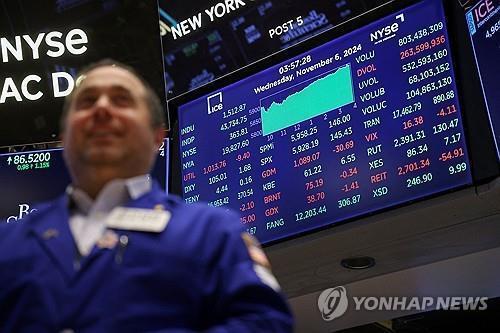 뉴욕증권거래소의 트레이더 <자료사진=연합뉴스>