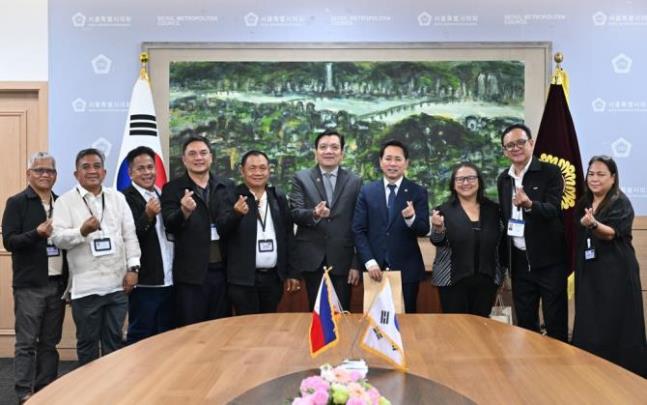 필리핀 서민도로주 하원 대표단 접견 <사진=서울시의회>