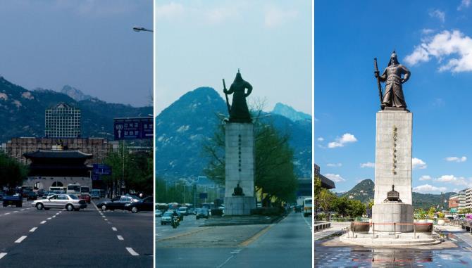 서울경관기록화사업_광화문대로 변화상 <사진=서울시>