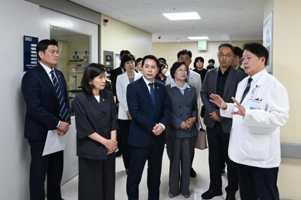 임만균 서울시의회 의장, 서울시보라매병원 방문 <사진=서울시의회?