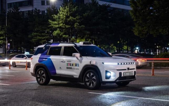 강남 심야 자율주행택시 <사진=서울시>