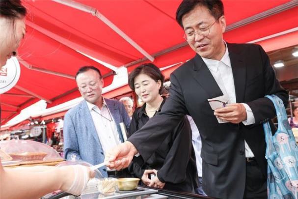 영등포구 대림중앙시장 방문한 조유진 영등포구청장 <사진=영등포구>