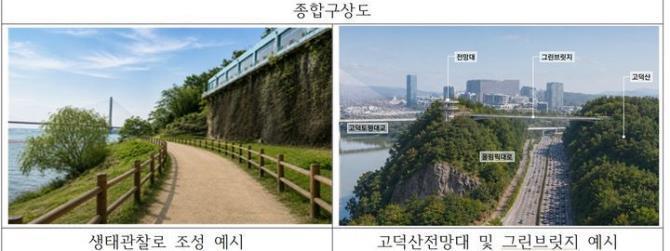 강동그린웨이 종합 구상도 <사진=강동구>